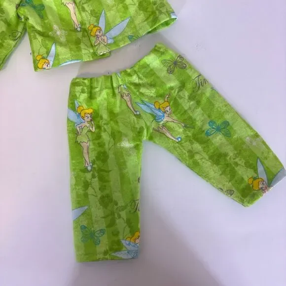 American Girl Doll Tinker Bell Long Sleeve & Pants PJ Set - Picture 3 of 4